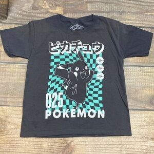 Rare Pokémon boys Shirt size Small grey